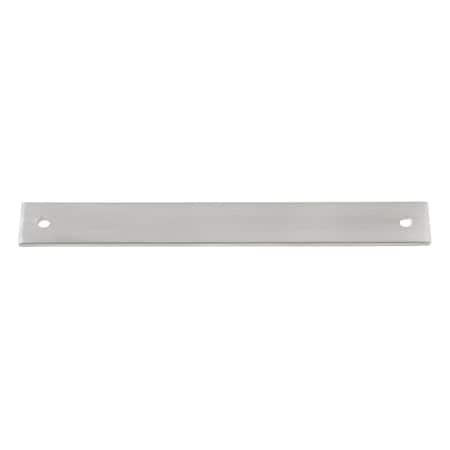 Gliderite Hardware 8 in. Satin Nickel Squared Back Plate 7 in. Center to Center - 8342-178-SN 8342-178-SN-1
